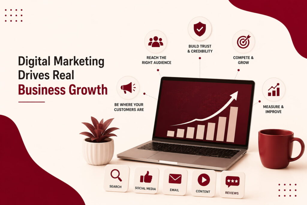 Growth of digital marketing